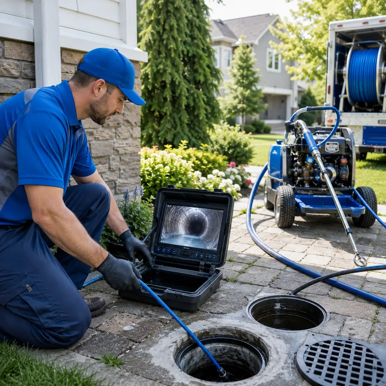 Outdoor drain cleaning professionals serving Elizabethport, NJ